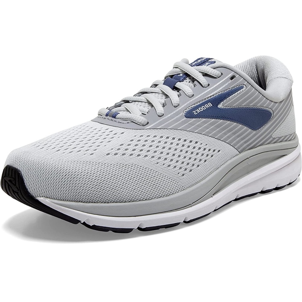 Brooks addiction 14 size 7.5 running shoes silver grey oyster alloy marlin